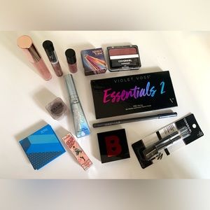 Makeup Bundle~Lipgloss lipstick eyeshadow eyeliner blush eyebrow definer, etc